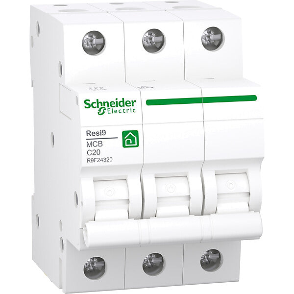 Schneider Electric Leitungsschutzschalter 3P,20A,C R9F24320